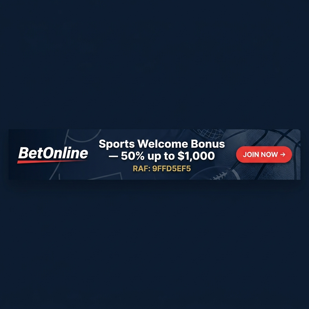 BetOnline - Sports Welcome Bonus 50%