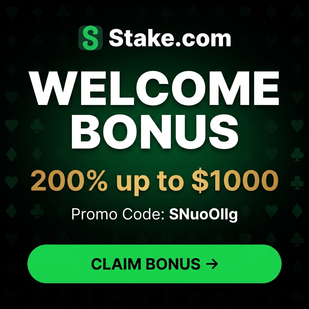 Stake.com - Welcome Bonus 200% Match